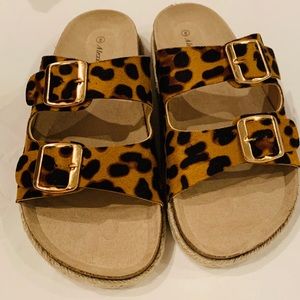 NEW Leopard Sandals